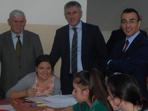 Of'ta kaymakamdan öğrencilere ziyaret