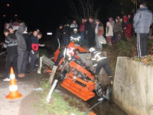 Ordu'da kaza:2 ölü 1 yaralı