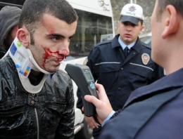 Önce alkol testi sonra hastane