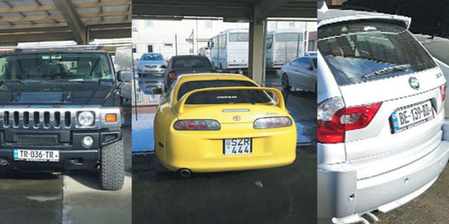 Gürcü plakalı kaçak araçlara operasyon