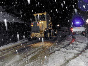 Giresun Trabzon yolunda kalanlara ikram