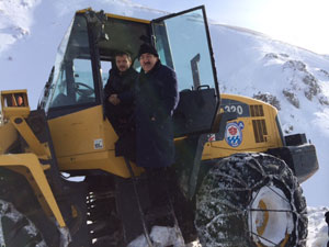 Gümrükçüoğlu felaket bölgesinde