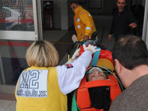 AK partili başkan kaza geçirdi