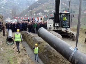 Akçaabat'ın su sorunu çözülüyor