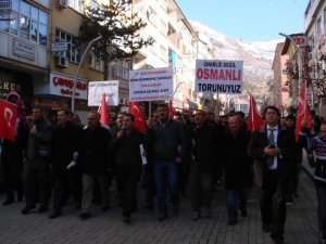 Gümüşhane'de Charlie Hebdo tepkisi