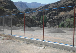 Toprak saha çim saha oluyor