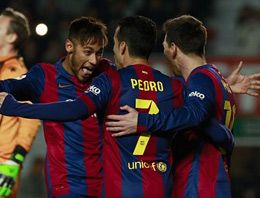 Barcelona yarım düzine gol attı