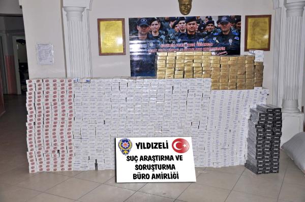 10 bin paket kaçak sigara ele geçirildi