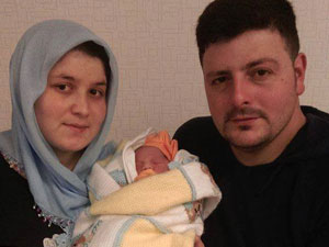 Trabzonlu çiftin büyük mutluluğu...