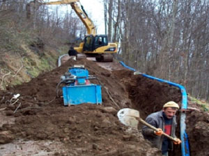 Trabzon'da on mahalleye içme suyu