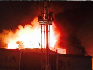 Trabzon Yomra'da  yangın kül etti. 10 Şubat 2015