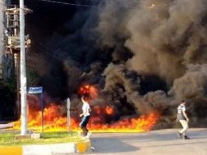 Rize'de patlama panik yarattı