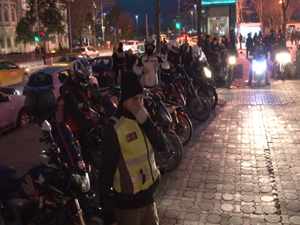 Motosiklet tutkunları Özge için sürdü