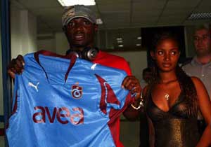 İsaac Trabzona geldi