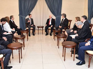 Doğu Perinçek Şam’da Esed’le görüştü