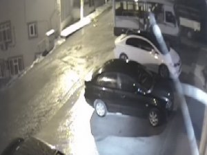 Rize'de hırsızlar böyle görüntülendi