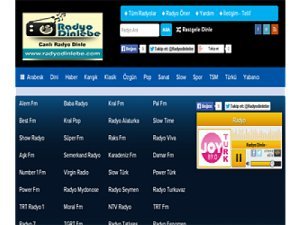 Online Radyo Dinlemek Mümkün