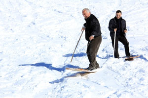 Gümüşhane'yi kar vurdu
