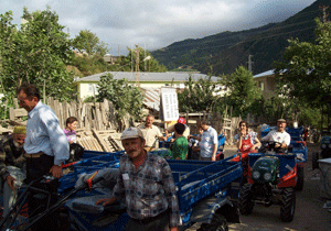 Gümüşhane'ye ekipman desteği