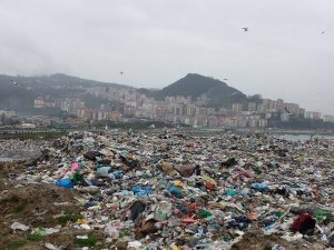 Giresun'da turizm alanı çöplük olunca...