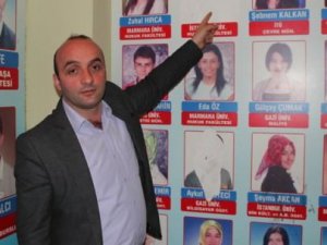 Teröristin fotoğrafı panodan da kaldırıldı