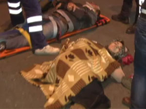 Halk otobüsü köprüden uçtu!