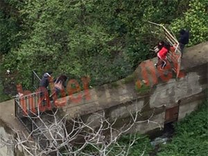 Trabzon'da öğrencilerin tehlikeli oyunu!