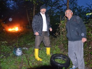 Fındıkta lastikli önlem