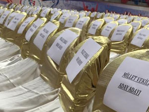 AK Parti adayları huzura çıktı