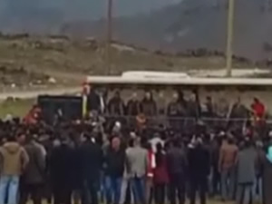 Ağrı'da PKK propagandasının görüntüleri - İzle