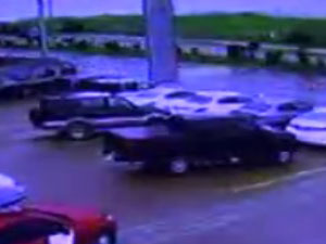 Trabzon'daki kaza anı kameralarda