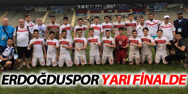 Erdoğduspor yarı finalde