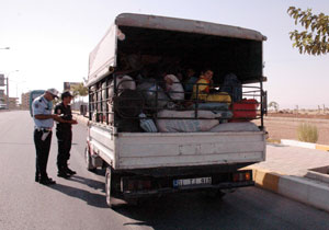 888 km sonra polis yakaladı