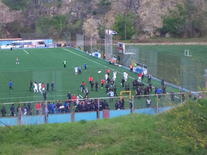 Trabzon derbisinde gerginlik