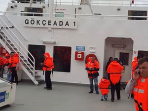 Feribot karaya oturdu