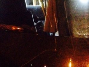 Trabzon'da takım otobüsüne saldırı!