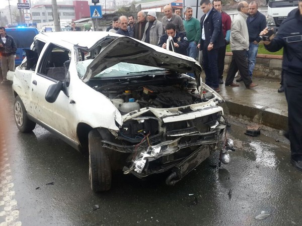 Belkalem kazayı merak edince olay oldu