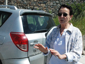 Fatma Girik aracıyla kaza yaptı