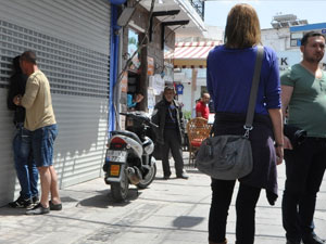 Tacizciyi esnaf yakaladı