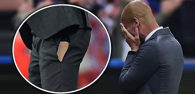 Guardiola'nın pantolonu yırtıldı!