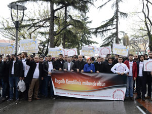 Trabzon'da kandil yürüyüşü