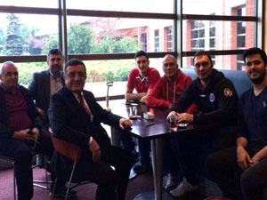 Trabzon'da Romanya takımına sürpriz ziyaret