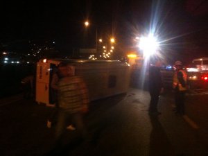 Trabzon'da korkutan kaza