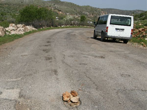 Hain tuzağı vatandaşlar fark etti