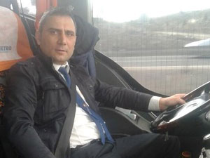 Gürcistan'da kaza yaptı mahsur kaldı