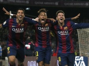Barcelona'nın süper 3'lüsü rekorları altüst etti!