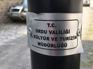 Ordu'da ilginç olay! Harf hatası...