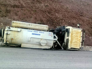 Gümüşhane'de kaza! 1 kişi yaralandı