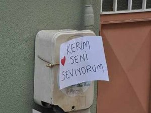 Meçhul aşık ilçeyi karıştırdı