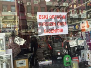 "Eski ortağım hırsızın önde GİDENİ…"